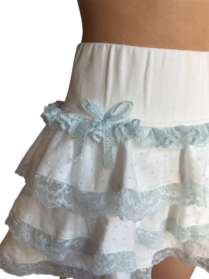 Baby Blue Ruffle Skirt