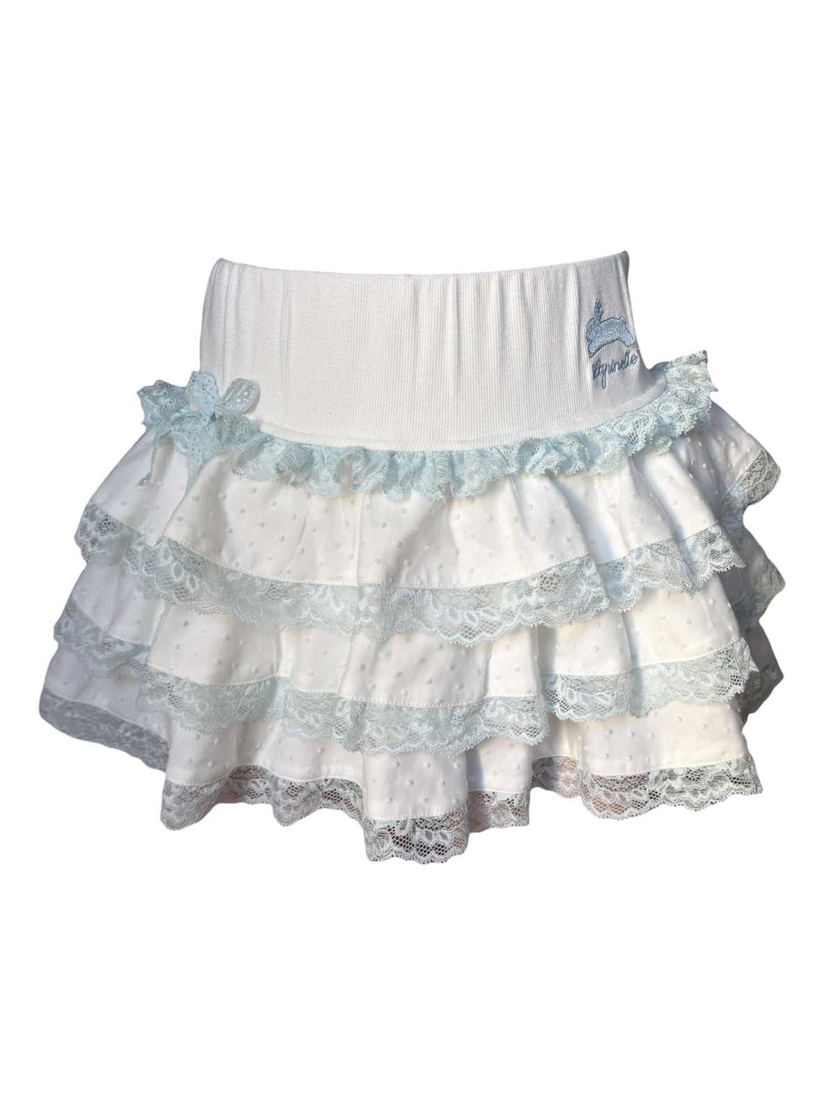 Baby Blue Ruffle Skirt