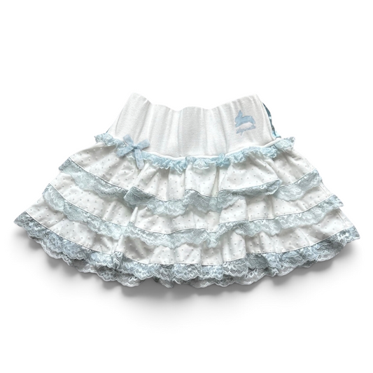 Baby Blue Ruffle Skirt