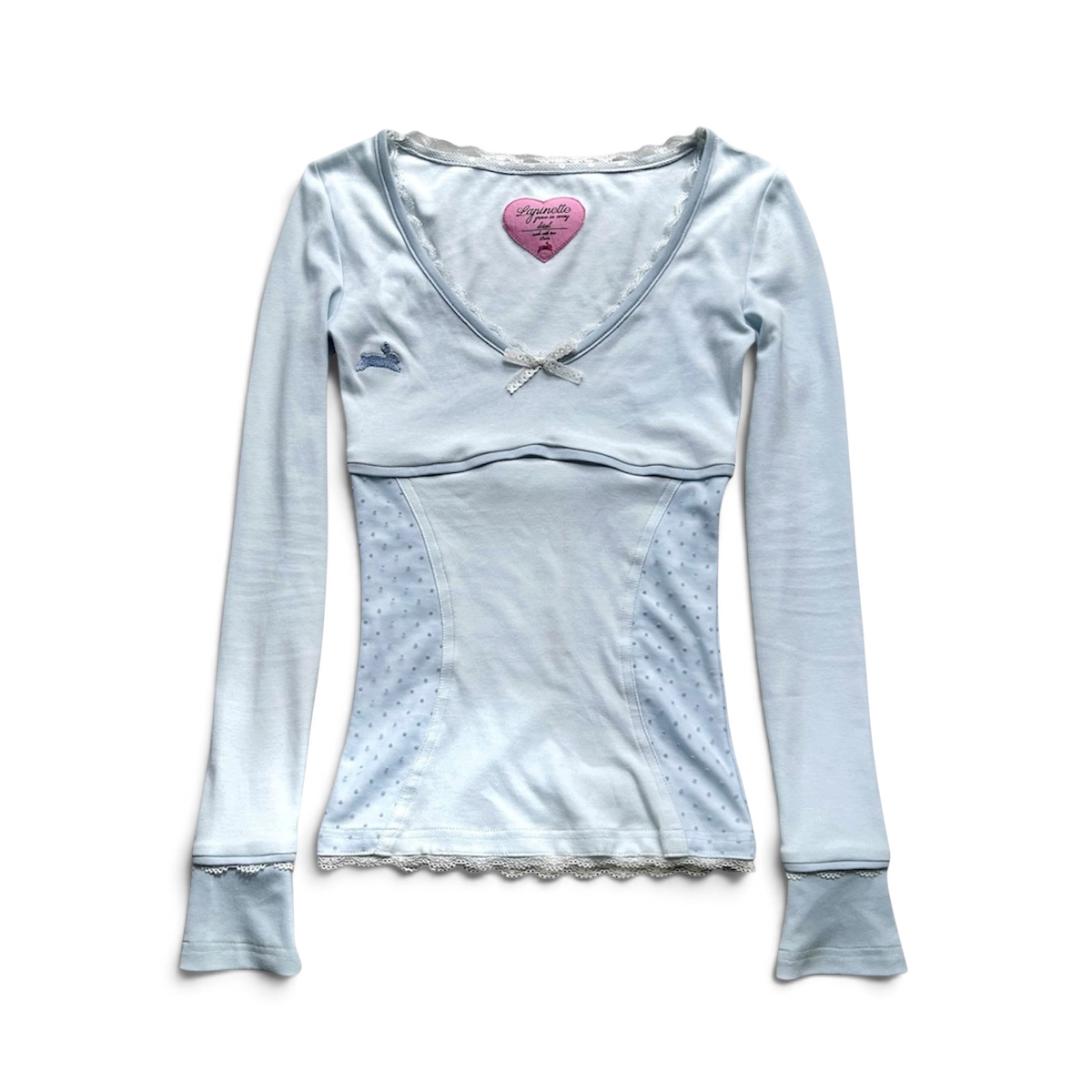 Baby Blue Fitted Longsleeve